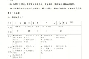 篮球训练计划表格图片大全